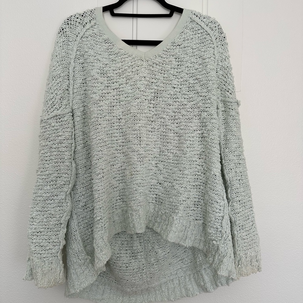 Free People Mint Sweater
